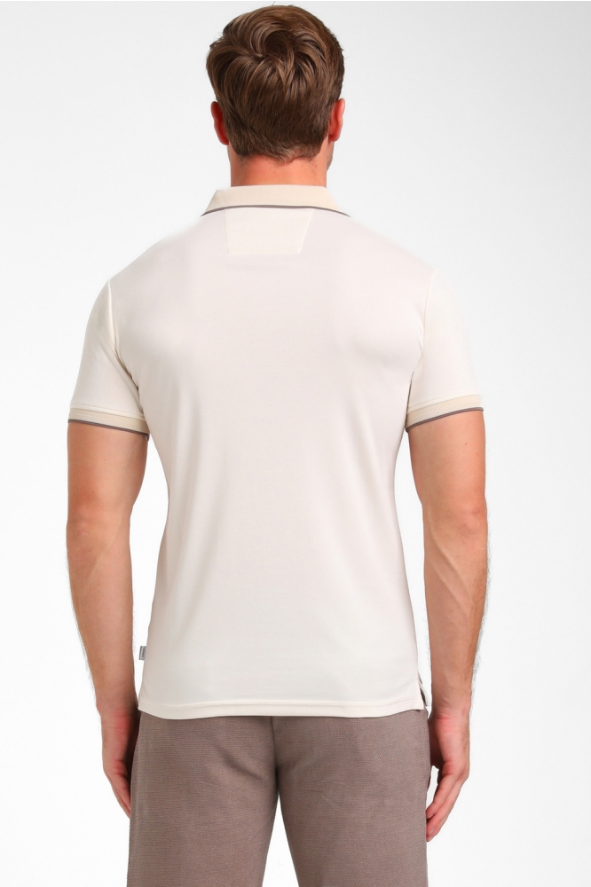 PREMIUM ZIPPER POLO 235920 SAND